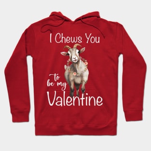 I Chews You To Be My Valentine Hoodie